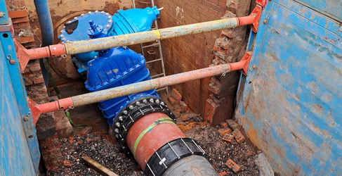 Saltcoats Rising Sewer Main Burst