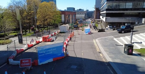 Cathedral Street Glasgow Sewer Repair