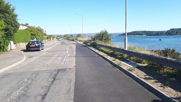 Kilmun Completed roadwork