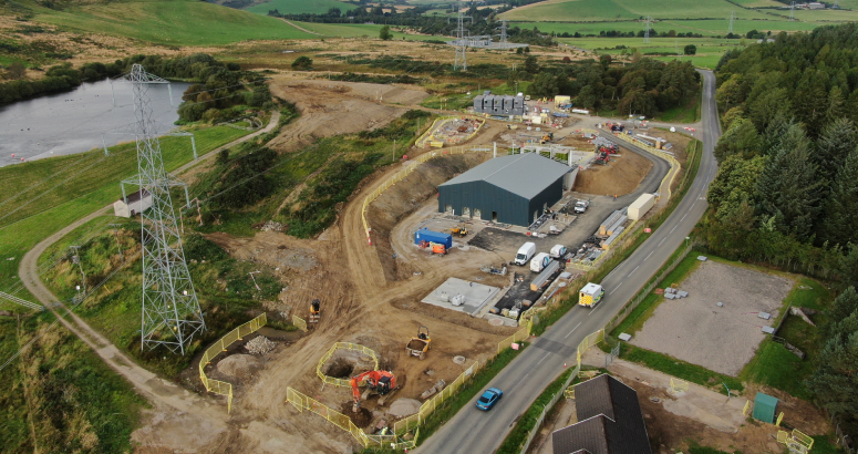 Drone photo of Craighead WTW