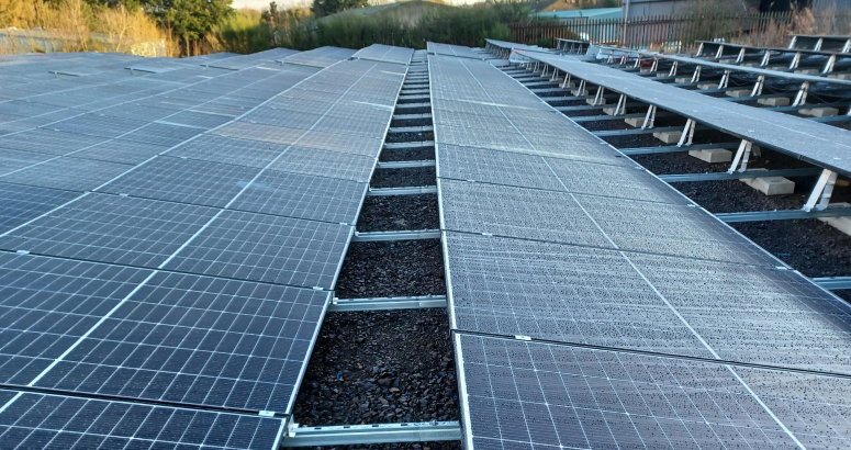The new solar scheme at Forfar Wastewater Treatment Works