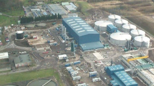 The existing sludge treatment facility at Daldowie