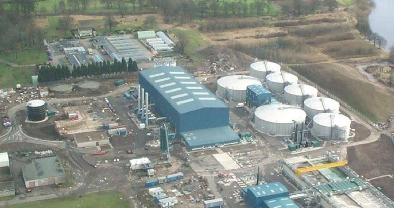 The existing sludge treatment facility at Daldowie