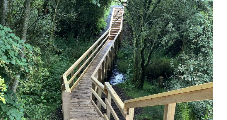 New upgraded boardwalk