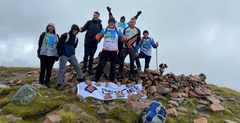 George Leslie Ltd team reach summit to complete the Munro Challenge to raise cash for WaterAid