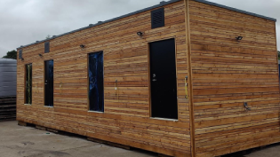 One of the units in RSE Dalgety Bay undertaking the chemical dosing installation works prior to dispatch to site