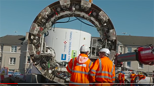 Shieldhall Tunnel TBM Installation